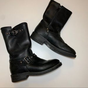 Harley Davidson Vintage Leather Motorcycle Boots